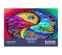 Yin-yang Jigsaws Puzzles for Adults 1000 Pieces Tai Chi Educational Learning Toy Beautiful Decoration Puzzle 70x50cm/1000pcs