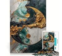 Yin Yang Kintsugi Harmony Adult Jigsaw1000 Pieces Memory Skill Fun Stable Fit No Shifting Parts Compact Fun for Family Game Time (50x75cm)