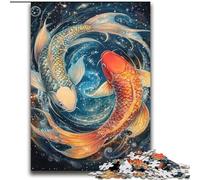 Yin Yang Koi 2000 Pieces Jigsaw Puzzle For Adults Teens, Educational Toy Funny Family Games Unique Home Decor (70x100cm)