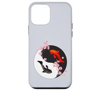 Yin Yang Koi Fish Japanese Cherry Blossom Sakura Art Zen Case for iPhone 12 mini