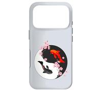 Yin Yang Koi Fish Japanese Cherry Blossom Sakura Art Zen Case for iPhone 17 Pro