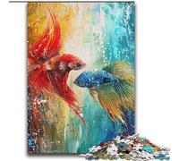 Yin-Yang Koi JigsawPuzzle 2000 Pieces for Teenagers, Suitable for Ages 14 And Up Improve Memory Gifts Ideas (70x100cm)
