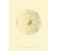 Yin Yang Mandala Notebook: Yellow Gold Boho Style Design Yoga Notebook Lined Paper Bohemian Yin Yang Mandala Taoism Journal Diary Composition Book (8.5 x 11 Large)