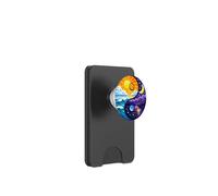 Yin Yang Nature Balance Sun Moon Ocean Mountain PopSockets PopWallet for MagSafe