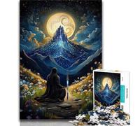 Yin Yang Ninja Jigsaws Puzzles 1000 Pieces for Adults Gifts,Challenging Game And Family Play for Is Ideal As A Gift for The Whole Family 38x26cm