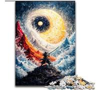 Yin Yang Ninja Jigsaws Puzzles 1000 Pieces for Adults Gifts, Stress Reliever Staycation Kill Time Parent-child Interaction (50x75cm)