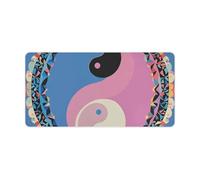 Yin Yang Pattern Keyboard Mat Large Gaming Mouse Pad, Anti-Slip Desk Mat for Desktop Desk Work/Home Writing Mat 11.8 * 23.6 Inches