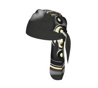 Yin Yang Pattern Print Breathable Versatile Cycling Cap for Men Women Headband Yoga Running Sweatband