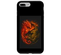 Yin Yang Phoenix Griffin Mythological Fantasy Creature Case for iPhone 7 Plus/8 Plus