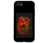 Yin Yang Phoenix Griffin Mythological Fantasy Creature Case for iPhone SE (2020) / 7/8