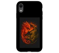 Yin Yang Phoenix Griffin Mythological Fantasy Creature Case for iPhone XR