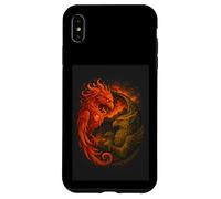 Yin Yang Phoenix Griffin Mythological Fantasy Creature Case for iPhone XS Max