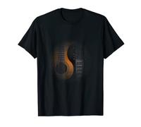 Yin-Yang Rock Guitar Fade T-Shirt For Men / Women T-Shirt