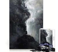Yin Yang Samurai 1000-piece Jigsaw Puzzles Logical Skill Mindful Leisure Precise Join Thoughtful Gift (38x52cm)