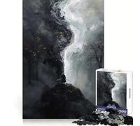 Yin Yang Samurai 1000 Teenager Pieces Jigsaw Puzzle Brain Development Unwind Easily Clean Join Warm Xmas Gift (50x75cm)