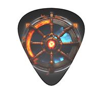 Yin Yang Shield Guitar Plectrums Classical Triangle Bass Acoustic And Electric Guitar Plectrums For Guitarists 12 Pieces