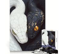 Yin Yang Snakes Jigsaw for Teenagers 1000 Pieces Mind Exercise Soft Distraction Exact Cut (50x75cm)