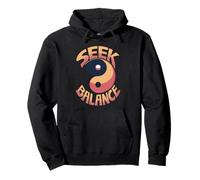 Yin Yang Spirit Mandala Native American Shamanic Pullover Hoodie