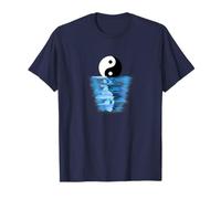 Yin Yang Sunset Over Ocean T-Shirt