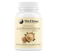 Yin & Yang Superfoods - Organic Ashwagandha Powder Vegan Capsules 500mg