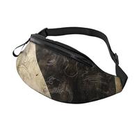 Yin_Yang_Symbol Printed Personalized Waist Bag, Lightweight and Versatile Crossbody Bag for Everyday and Outdoor Adventures
