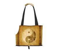 Yin Yang Symbol Printed Pet Shoulder Bag Lightweight Breathable Travel Pet Bag 26 * 34cm Weekend Pet Travel Set