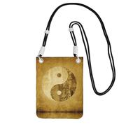 Yin Yang Symbol Printing Universal Crossbody Cell Phone Purse Pack Bag For Outdoor Sports Moblie Phone Carrying Cases