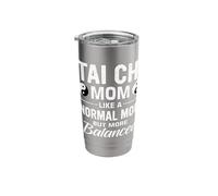 Yin Yang Symbol Tai Chi Mom Stainless Steel Insulated Tumbler