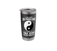 Yin Yang Symbol Tai Chi Stainless Steel Insulated Tumbler
