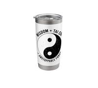 Yin Yang Symbol Tai Chi Stainless Steel Insulated Tumbler