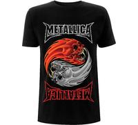 Yin Yang T-Shirt metallica Black XL
