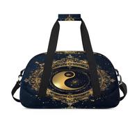 Yin Yang Tai Chi Duffel Bags for Women Men Kids Girls Boys Overnight Weekender Travel Bag 24L Sport Gym Duffel Bag Practice Tote Carry Bag