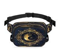 Yin Yang Tai Chi Waist Bag Multifunction Pack for Travel Sport Running Fanny Pack Bumbag Pouch Purse Belt Bag for Women Men Kids Girls Boys
