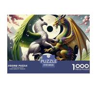 Yin-yang Thoughtfully Designed Jigsaw Puzzle for Quiet Leisure Moments, Highlighting Fantasy through A Smooth Balanced Structure That Feels Rewarding to Complete 38x26cm/1000pcs