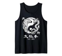Yin Yang Tiger Dragon Tai Chi Meditation Instructor Tank Top
