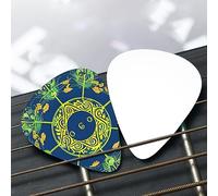 Yin Yang Totem Patterned guitar pick set - (thin/medium/thick), widely compatible with all kinds of stringed instruments,