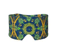 Yin Yang Totem Printed Sleep Eye and Ear Masks (26.8Ã-4.3 inches) Suitable for Travel, Yoga, Deep Rest Indoor and Outdoor