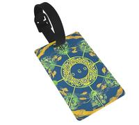Yin Yang Totem Prints Luggage Tags are Lightweight Easy to Use and Quick to Identify for Travel Suitcases, and Duffel Bags.