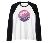 Yin Yang Zen Axolotls Fish Lizard Sea Salamander Axolotl Raglan Baseball Tee