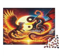 Yin-yang1000 Piece Jigsaw Puzzle for Adults Family Game Tai ChiChallenging Home Decors Great Gift Idea70x50cm/1000pcs