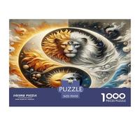 Yin-yang1000Pieces JigsawPuzzlessun Graph ForAdult Challenging LargePiecePuzzles Age12+byth EducationalGames Uncover The Puzzle 70x50cm/1000pcs