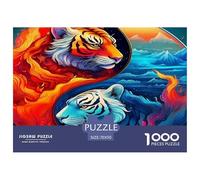 Yin-yang1000Pieces JigsawPuzzlesun Graph KidsforAdult Colourful Brainteasing Age12+byth ThemeFlowersandBirds Uncover The Puzzle 70x50cm/1000pcs