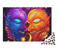 Yin-yangJigsaw Puzzle Two Poles Classic Thick Cardboard Adults Teens Hard Challenge 1000 Pieces 38x26cm/1000pcs