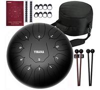 Yinama Steel Tongue Drum Percussion Instrument 11 Notes 10 inches