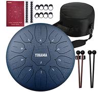 Yinama Steel Tongue Drum Percussion Instrument 11 Notes 12 inches