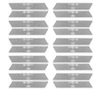 Yinaolan 10 Pack White Self Adhesive Reflectors, E9 Approval Road Safety Stick-on Rear Reflectors for Trailer Caravan Truck Lorry or Agricultural Machines