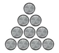 Yinaolan 10 Pack White Self Adhesive Round Reflectors, E9 Approval Road Safety Stick-on Rear Reflectors for Trailer Caravan Truck Lorry or Agricultural Machines