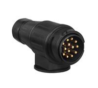 Yinaolan 13 Pin Trailer Plug- 12V Waterproof 13 Pin Trailer Plug Connector for Euro Car Trailers RV Truck Boat Caravans Cars Boat