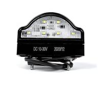 Yinaolan 1PC LED Number Plate Lights, 12V/24V Waterproof 6 SMD Car Rear License Plate Lamps for Car, Trailer, Lorry, Caravan, Boat, Vehicle or Truck