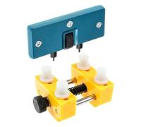 Yinchus Watch Adjustable Opener Back Case Press Closer Remover Repair Watchmaker Tool and Watch Case Back Opener Repair Remover Holder Tool, yellow